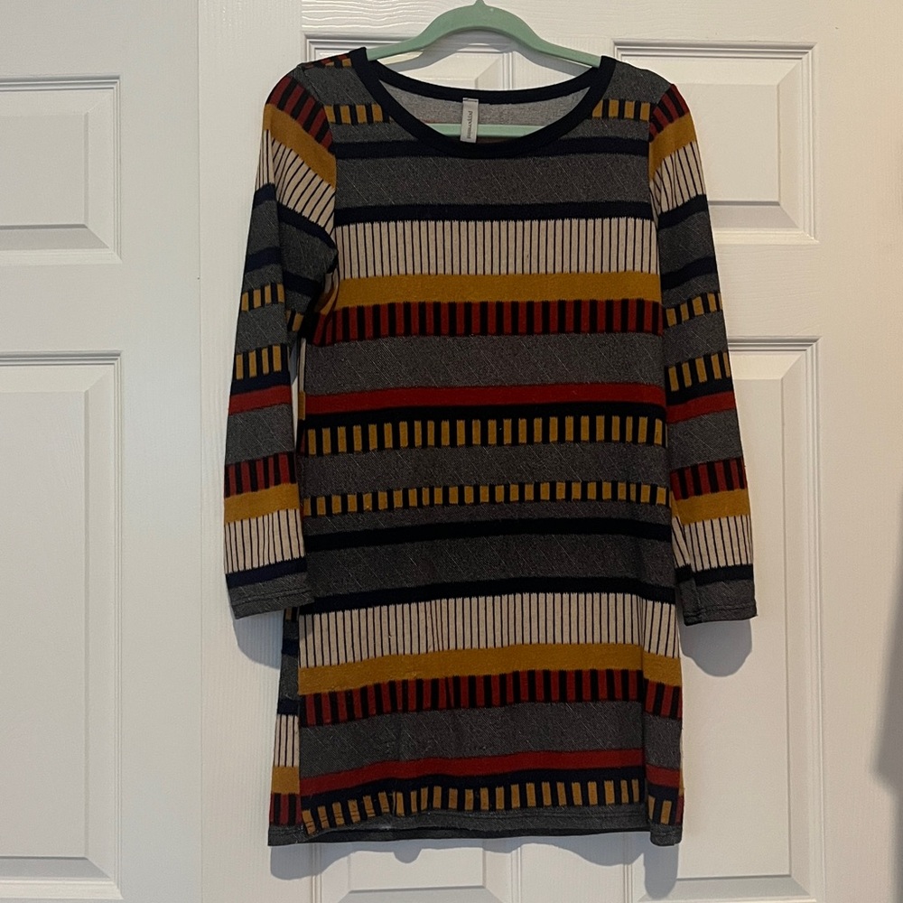 Women’s autumn striped dress